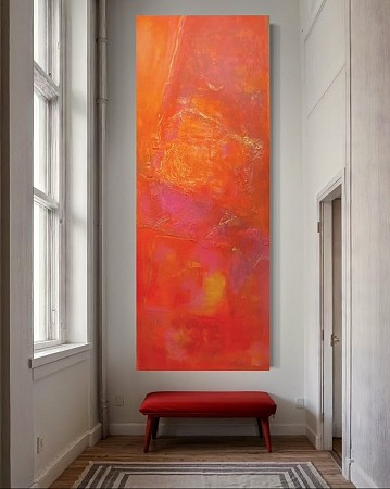 Vlammend Hart geschilderd door RietjeArt